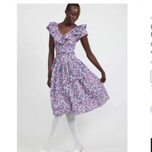 Rare Batsheva x Laura Ashley Ileang Dress in Inglesham Size 4